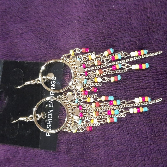 Multi-colored Bracelet&Earrings - Picture 2 of 7